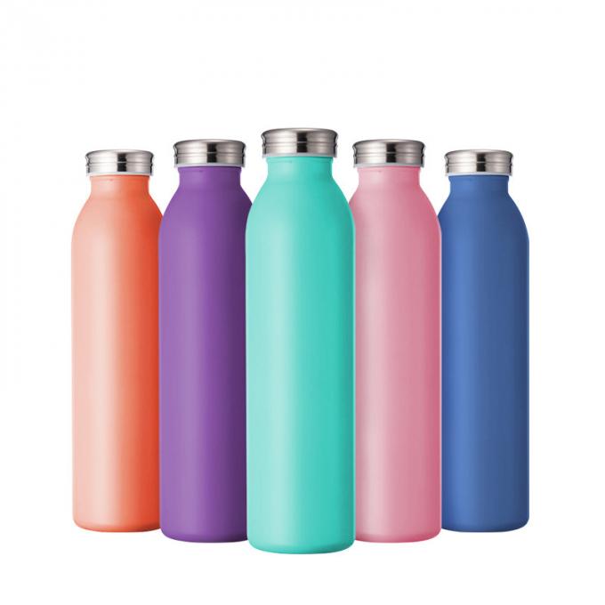 Het brede van de het Bewijs Vacuüm Dubbele Muur van het Mond Drinkbare BPA Vrije Lek van het de Thermosflessenmetaal de Fles van het het Roestvrije staalwater Drinken met Deksels