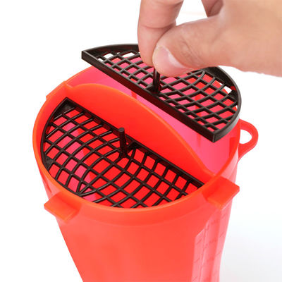 Double Mouthed Tumbler Protein Custom Made Water Bottles red PP+PE