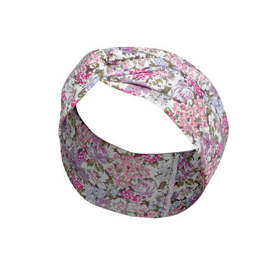 100% Polyester Women Head Scarves Multicolor Custom Elastic Headbands